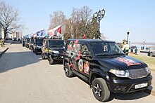 Автомобильный марш росгвардейцев в честь Победы стартовал в Нижнем Новгороде