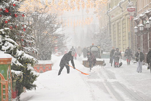 В Москве побит рекорд высоты сугробов 60-летней давности