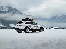 Bentley Bentayga повышенной проходимости дебютировал на ледовых гонках