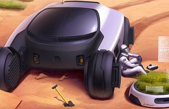 В Сети показали Land Rover для изучения Марса