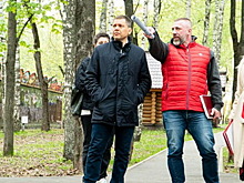 В Дмитрове продолжается масштабная реконструкция парка «Березовая роща»