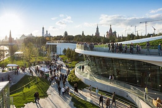 «Зарядье» - самое популярное место в Москве для съемок фильмов