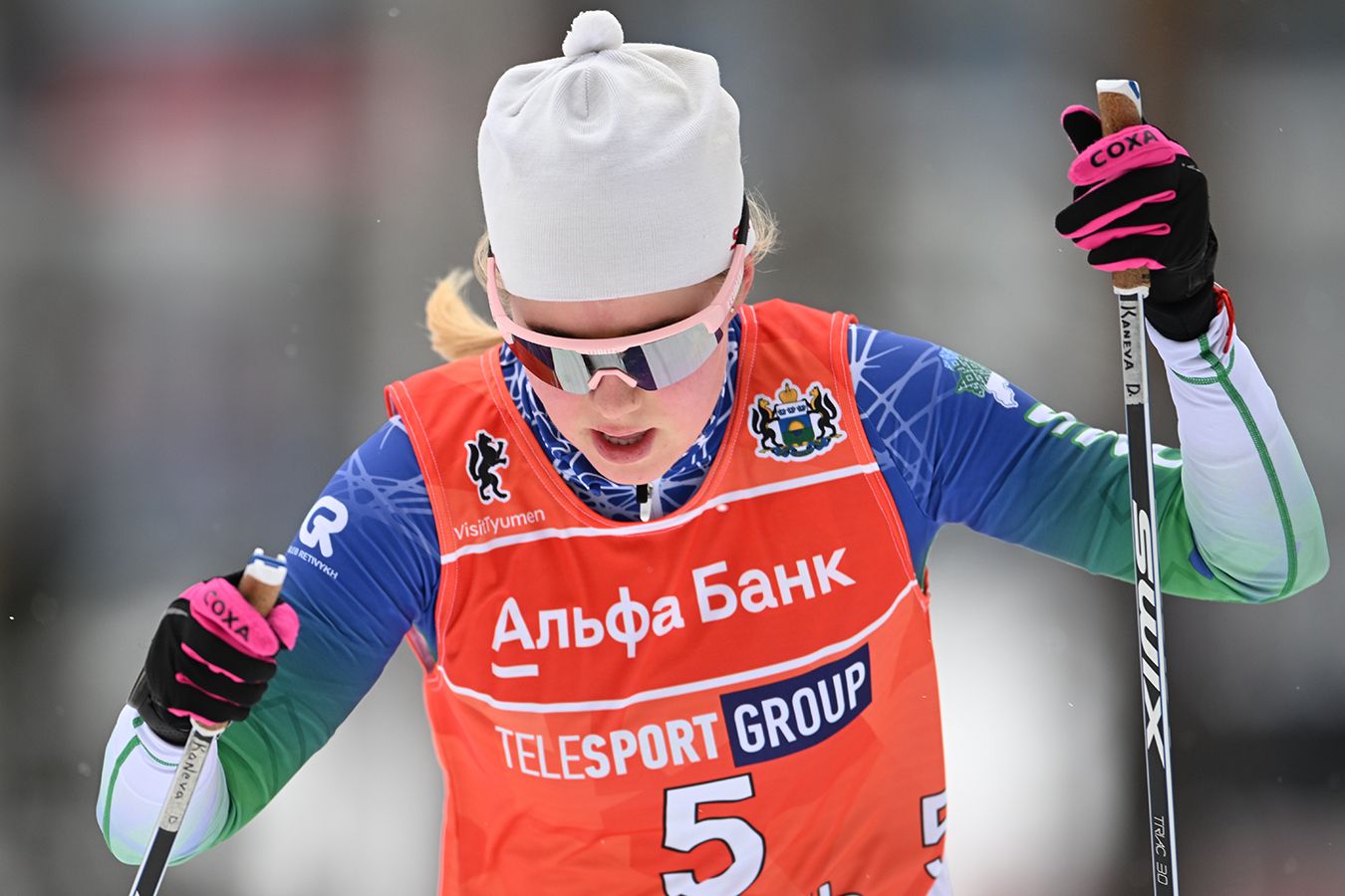 21-летняя лыжница Канева выиграла масс-старт на 50 км в рамках чемпионата России