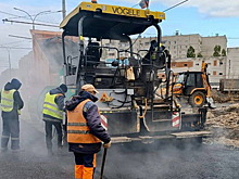 В Чебоксарах продолжается укладка асфальта на улице Гражданской