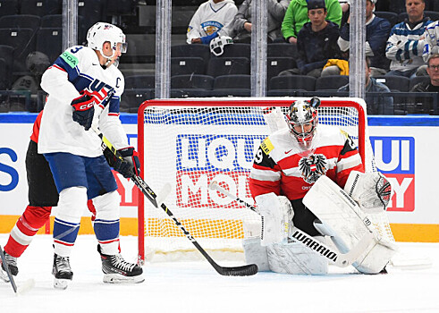 Сборная США обыграла Австрию в матче ЧМ-2023 по хоккею