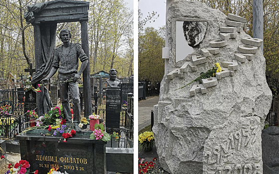 Могилы Ваганьковского кладбища, мимо которых не пройти