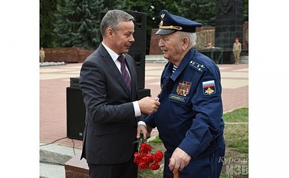 Курскому ветерану Великой Отечественной войны Анатолию Щербакову исполнилось 95 лет