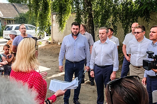 На благоустройство микрорайона “Рябинки парк” в Курске уйдет около месяца