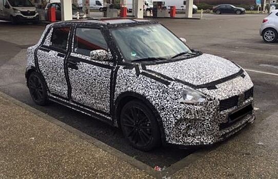 На тестах замечен прототип хот-хэтча Suzuki Swift Sport