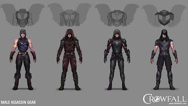 Мужские версии Ассассина и Друида в Crowfall