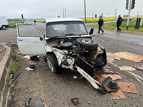 Водитель «Нивы» погиб в жестком ДТП в Краснодарском крае