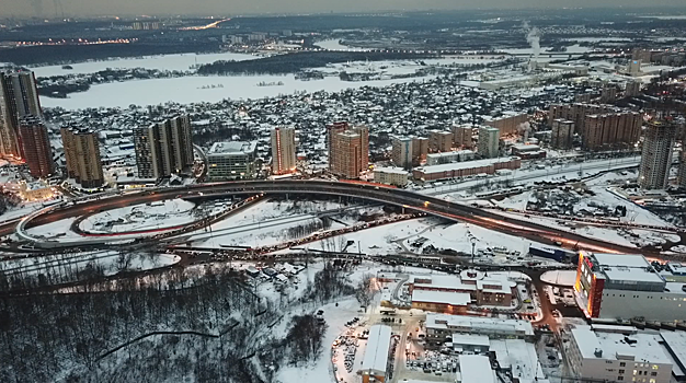 Строительство многоуровневой транспортной развязки в Красногорске завершат к сентябрю