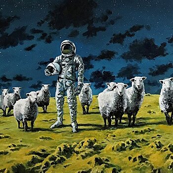 «Выбрал не ту профессию»: будущий врач на досуге рисует овец и космонавтов