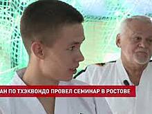 Международный инструктор по тхэквондо провел технический семинар для донских спортсменов