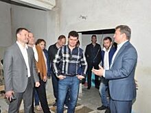 В школе №71 строится новый спортзал для занятий вольной борьбой