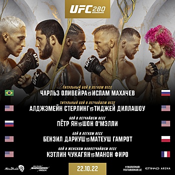 Русский десант снова высаживается в Абу-Даби. Где смотреть UFC 280?