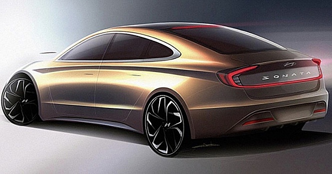 Появились первые фото Hyundai Sonata следующей генерации