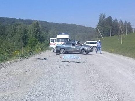 Водитель погиб в опрокинувшейся легковушке на трассе в Башкирии