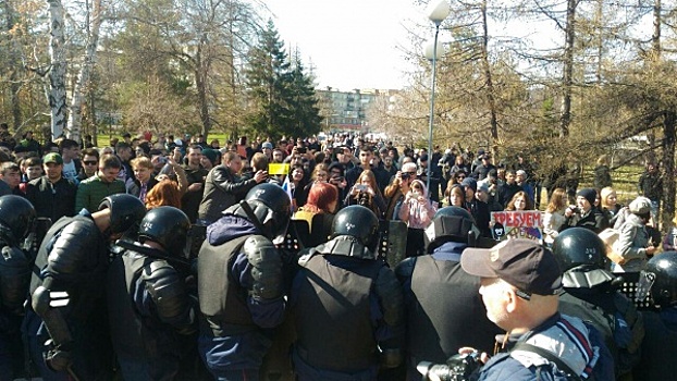 На митинге в Москве ОМОН избил «ФедералПресс»