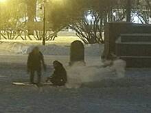 Россиянин залил Вечный огонь в центре Петербурга