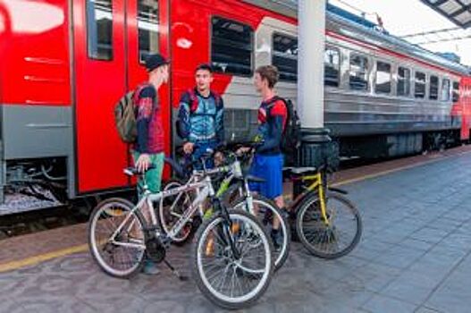 Красноярцы смогут бесплатно провозить велосипеды в электричках