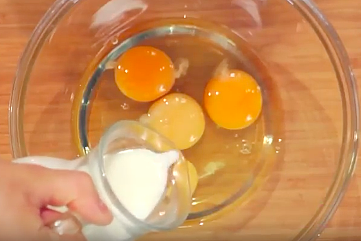 Воспоминание о школе: омлет "детский"