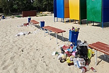 С открытием пляжного сезона у волгоградцев появились новые места для свалок
