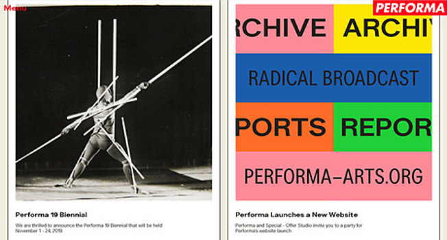 Performa запустила сайт потокового видео новых и архивных перформансов