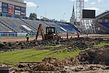 На стадионе "Шинник" начались работы по подготовке к Чемпионату мира по футболу 2018 года