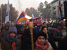 Национал-демократы провели акцию протеста в Ереване. Видео