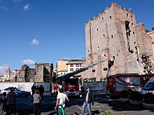 В центре Рима на Форуме обвалилась историческая башня