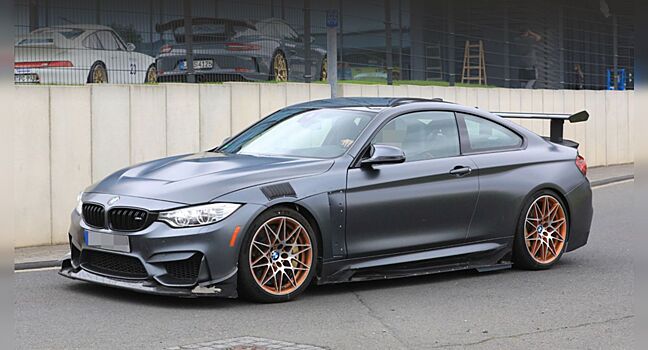 В США был замечен особенный экземпляр BMW M4 GTS