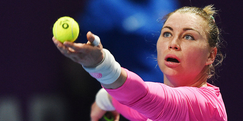 Звонарева уступила американке Анисимовой в первом круге теннисного турнира в Дубае