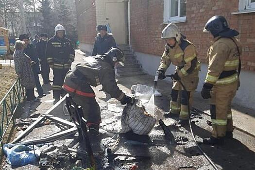 154 ребенка эвакуировали при пожаре в детсаду в Ангарске