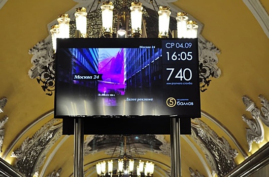 На станциях метро в Измайлове установят новые медиаэкраны