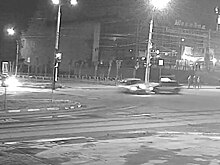 Водитель без прав врезался в патрульный автомобиль под Пермью: видео