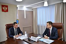 Роман Бусаргин встретился с генеральным директором ООО «Газпром трансгаз Саратов»