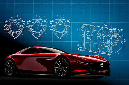 Mazda запатентовала новый роторный двигатель