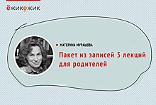 3 лекции психолога Катерины Мурашовой в записи