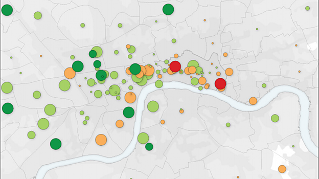 Составлена эмоциональная карта Лондона