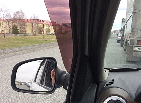 Из-за ремонта дороги на Ялуторовском тракте образовалась десятикилометровая пробка