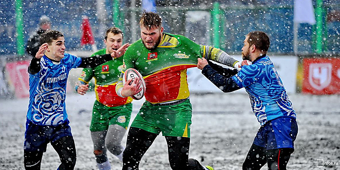 Зеленоградцы заняли первое место в соревнованиях на Кубок Москвы по регби на снегу