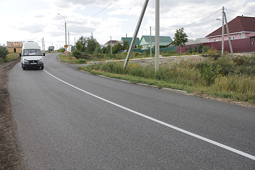 В Пензенской области завершен ремонт дороги «Ленинский лесхоз — с. Богословка»
