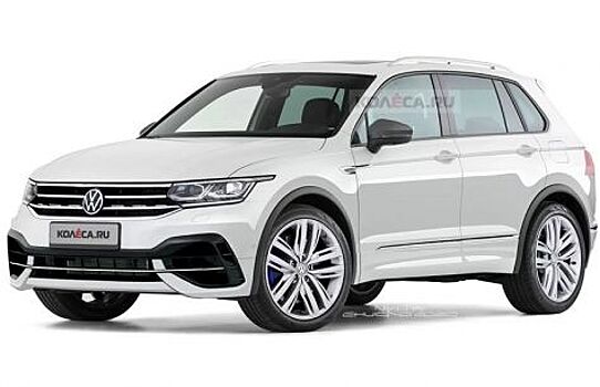 Первые изображения нового Volkswagen Tiguan R