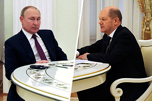 Путин провёл телефонный разговор с Шольцем