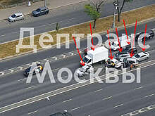 Массовая авария произошла на юге Москвы
