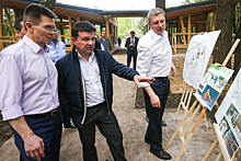 Воробьев проверил ход строительства Детской рекреационной зоны в Одинцовском городском округе