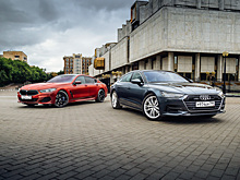 Знак неравенства: BMW 8 против Audi A7