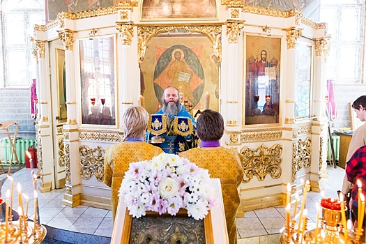 Литургию в честь Рождества Пресвятой Богородицы совершили в Щербинке