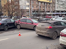 Четыре автомобиля столкнулись в Нижнем Новгороде